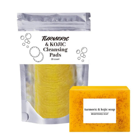 Turmeric Cleansing Pads – Exfoliating Facial Sponges for Pores & Oil Control