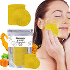 Turmeric Cleansing Pads – Exfoliating Facial Sponges for Pores & Oil Control