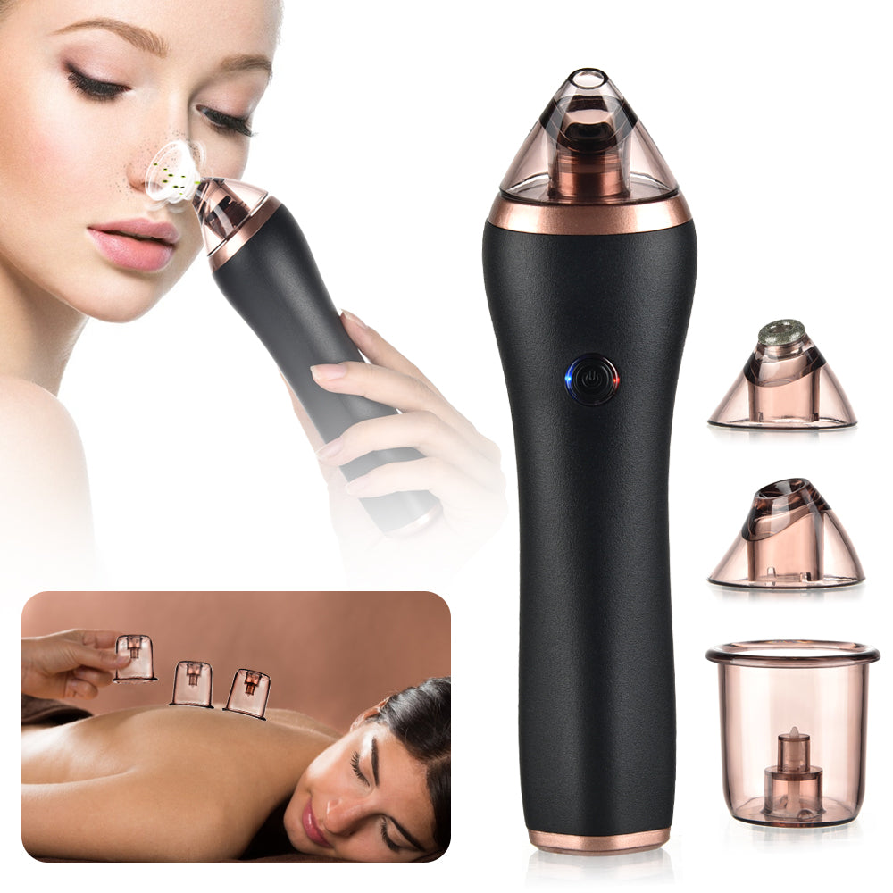 4-in-1 Facial Gua Sha & Cupping Blackhead Remover Machine
