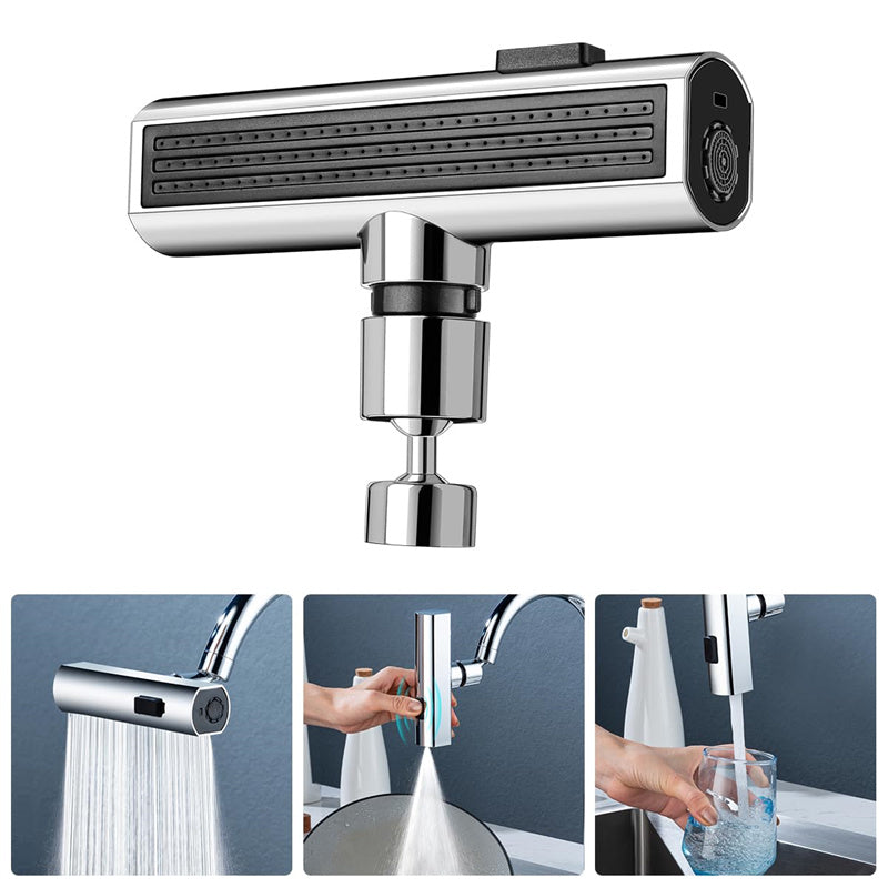 Kitchen Faucet Waterfall Sprayer – 360° Rotating Splash Proof Nozzle