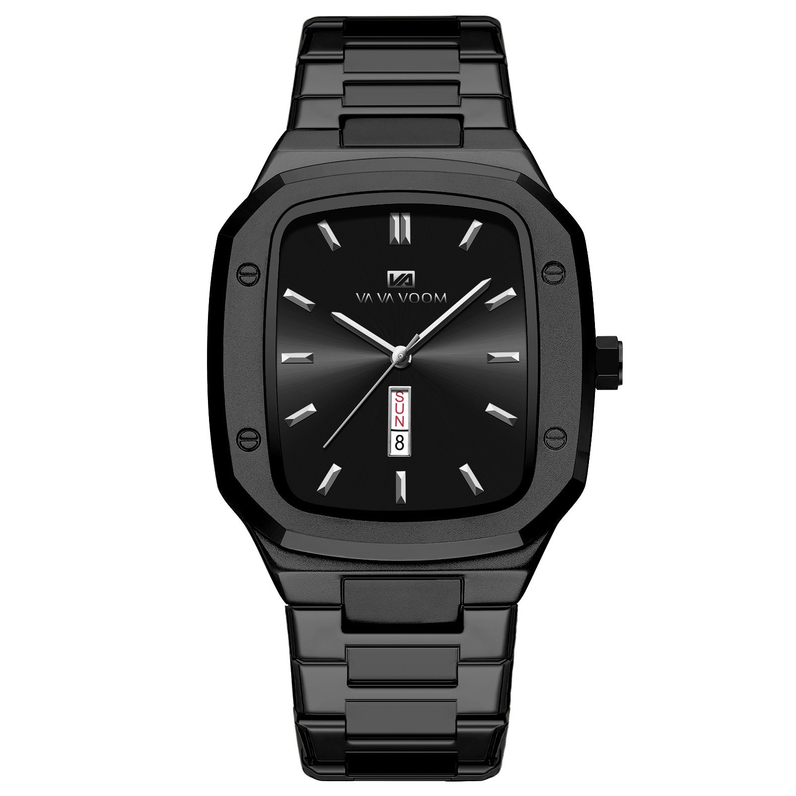 Business Style Dual Date Men’s Steel Watch