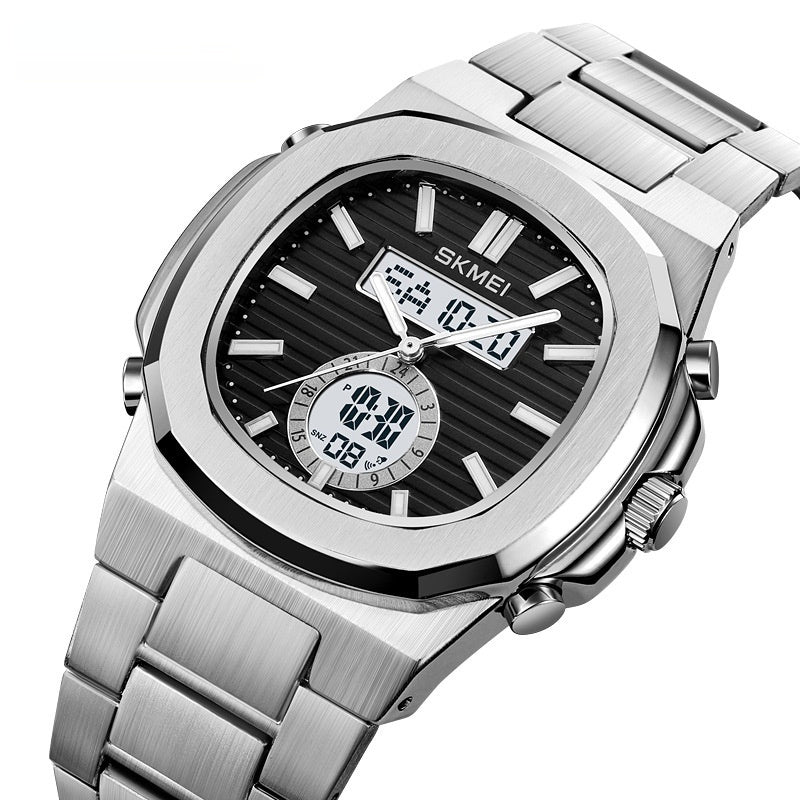 Stylish Waterproof Sports Watch with Luminous Display