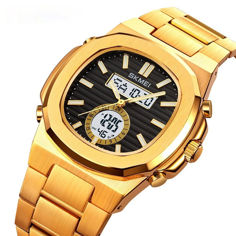 Stylish Waterproof Sports Watch with Luminous Display