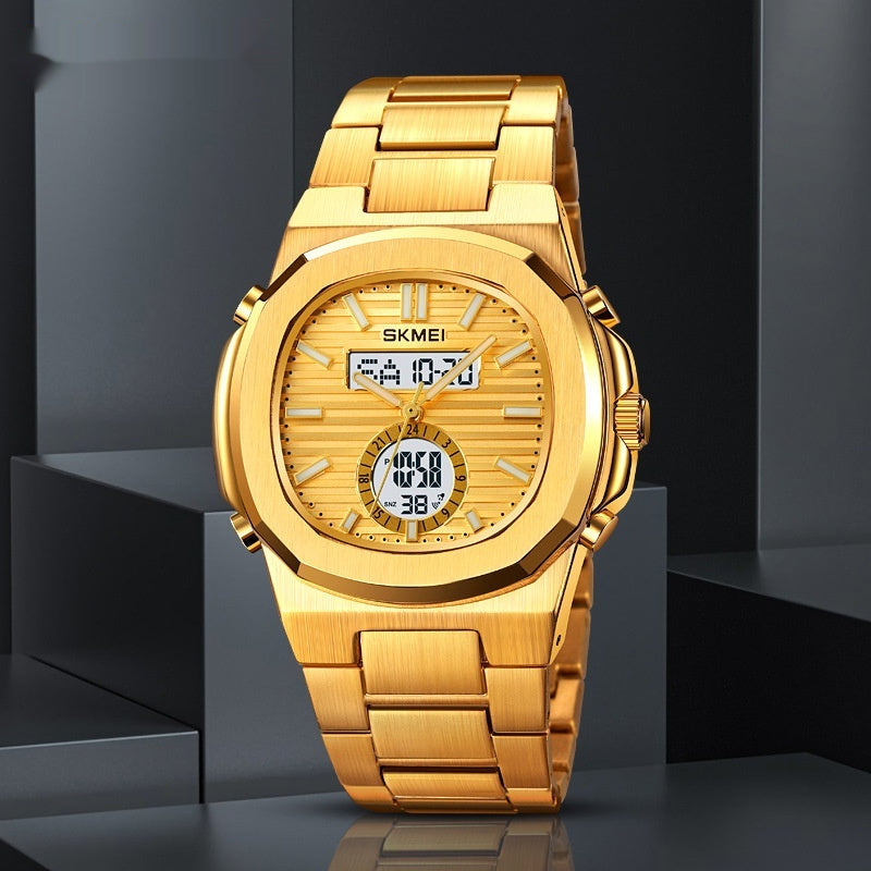 Stylish Waterproof Sports Watch with Luminous Display