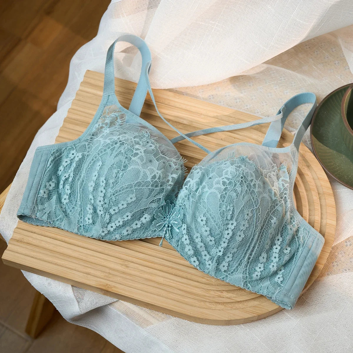 Women Lace Push Up Bra – Sexy Plus Size B-D Cup Everyday Lingerie