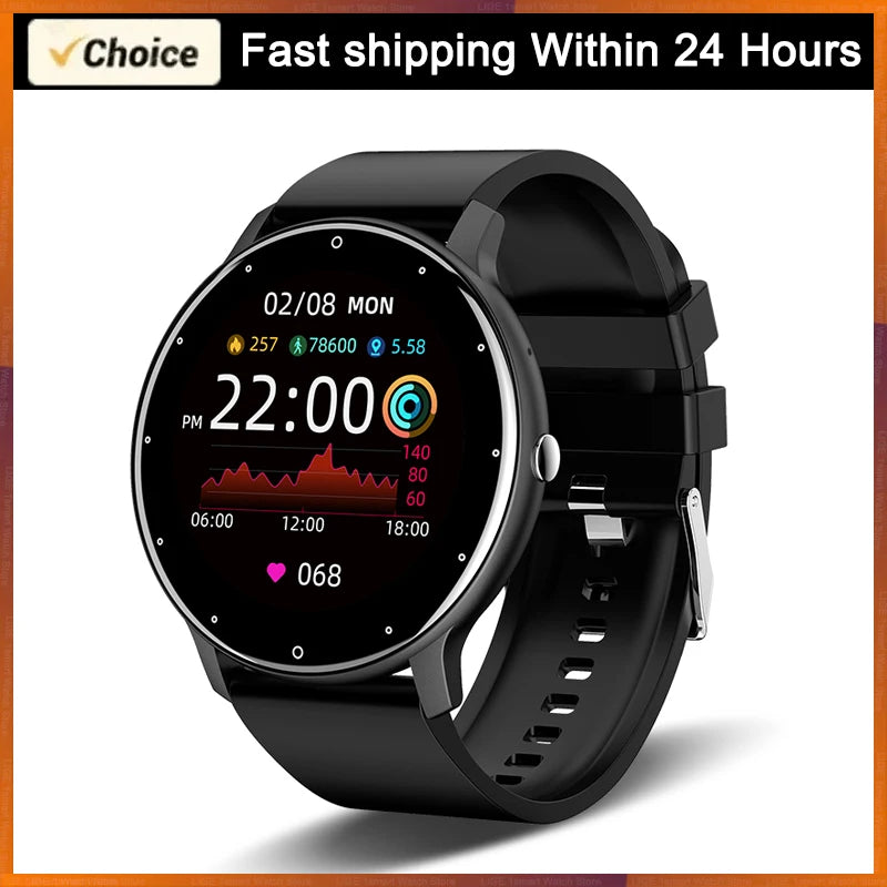 LIGE 2026 Fitness Smart Watch – Waterproof Heart Rate Tracker for Men & Women
