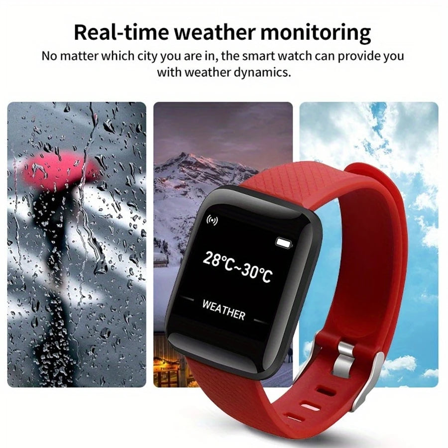 Smartwatch for Men & Women – Fitness Tracker, Message Alert, Android & iOS