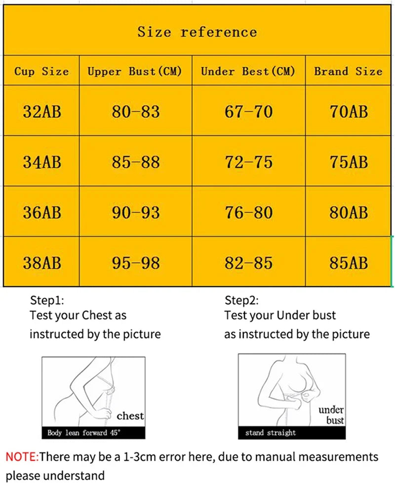 Women Small Size Push Up Bra – Wireless Seamless Comfort Bralette