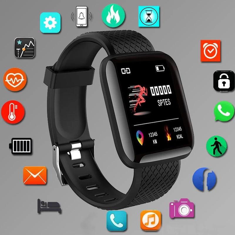 Smartwatch for Men & Women – Fitness Tracker, Message Alert, Android & iOS