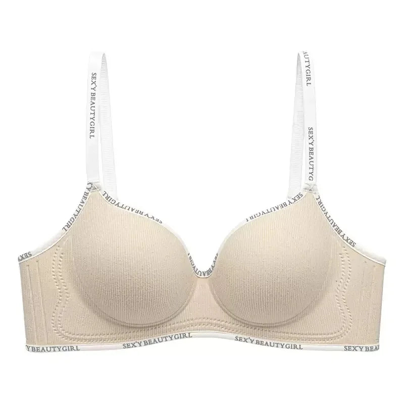Women’s Seamless Wireless Push-Up Bra for Small Bust Support