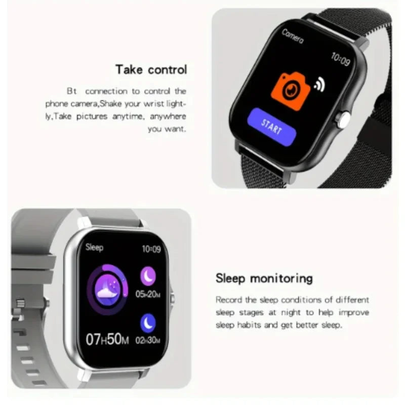 Bluetooth Call Smart Watch for Android – 1.44" Color Display, Full Touch
