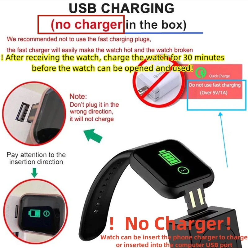 Smart Watch for Men & Women – Fitness Tracker, Music Control, Sleep Tracking