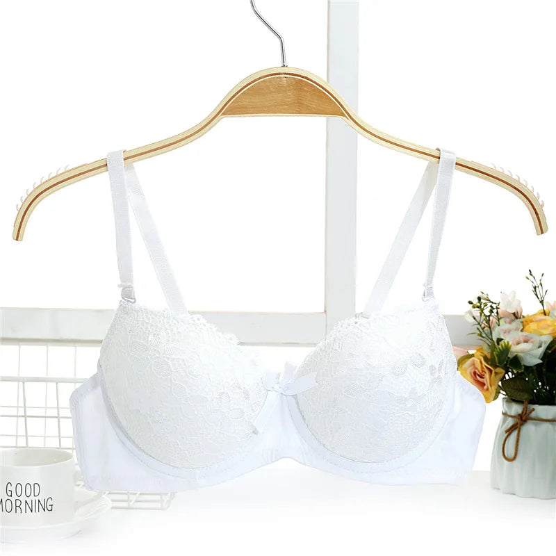 Women Lace Push Up Bra – Underwire Adjustable Lingerie