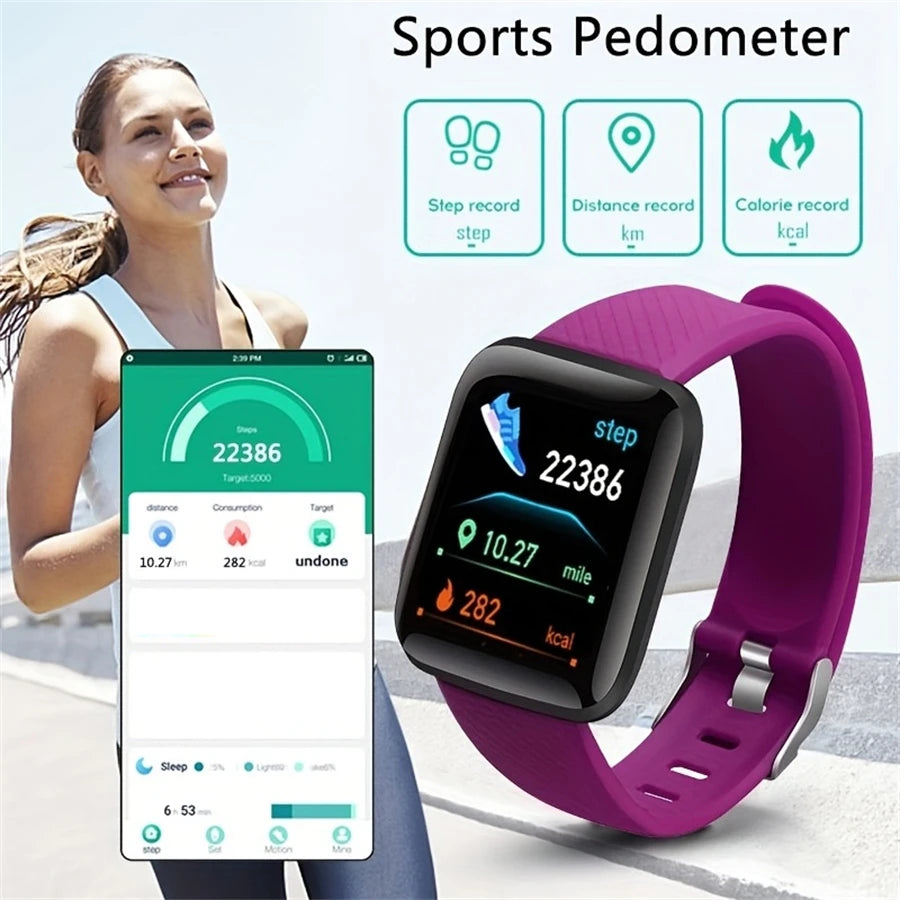 Smartwatch for Men & Women – Fitness Tracker, Message Alert, Android & iOS