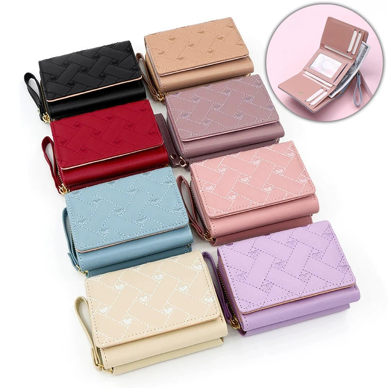 Women’s Kawaii Cute Wallet – Small Pink Designer Coin Purse