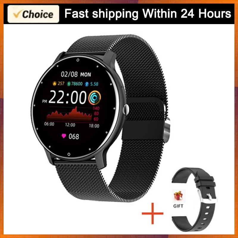LIGE 2026 Fitness Smart Watch – Waterproof Heart Rate Tracker for Men & Women