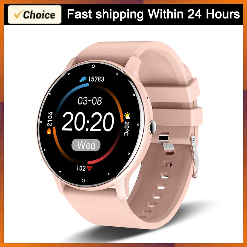 LIGE 2026 Fitness Smart Watch – Waterproof Heart Rate Tracker for Men & Women