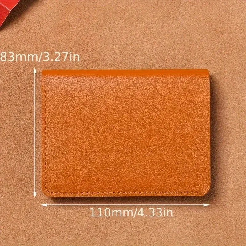 Ultra Thin Leather Wallet – Small Credit Card & Coin Purse for Men & Women