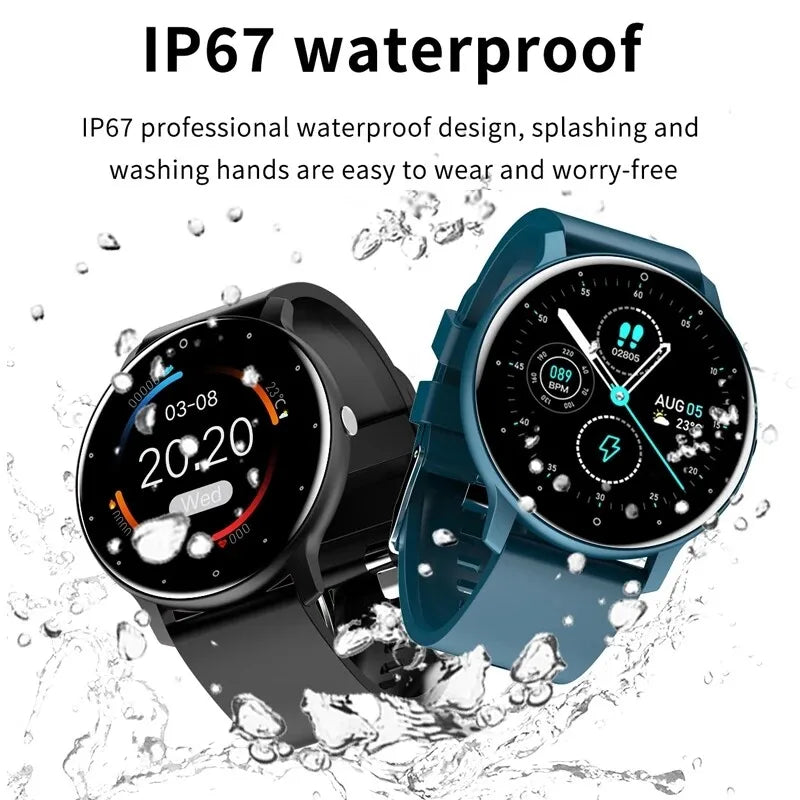 LIGE Bluetooth Call Smart Watch – Full Touch Waterproof Fitness Tracker for Android & iOS