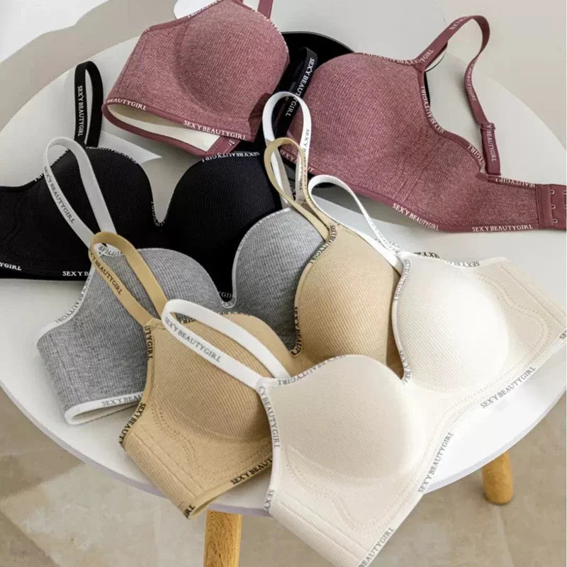 Women’s Seamless Wireless Push-Up Bra for Small Bust Support