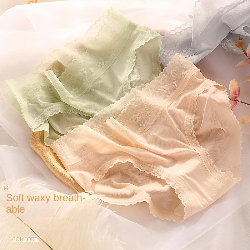 Women Sexy Lace Panties – Ultra Thin Breathable Seamless Briefs