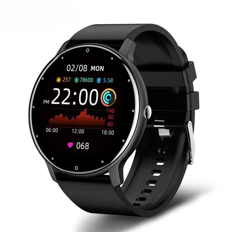 2026 Men's Smart Watch – Full Touch Fitness Tracker, IP67 Waterproof, Android & iOS