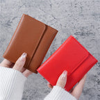 Women Short Wallet – Cute PU Leather Coin Purse Card Holder