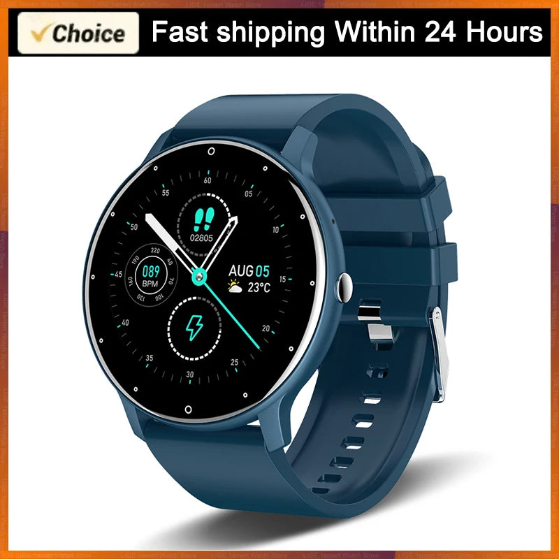 LIGE 2026 Fitness Smart Watch – Waterproof Heart Rate Tracker for Men & Women