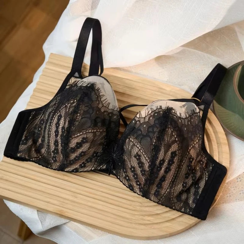 Women Lace Push Up Bra – Sexy Plus Size B-D Cup Everyday Lingerie
