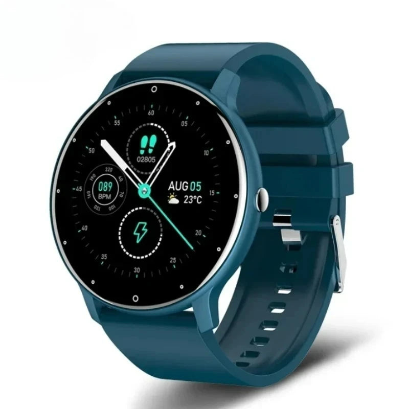 2026 Men's Smart Watch – Full Touch Fitness Tracker, IP67 Waterproof, Android & iOS