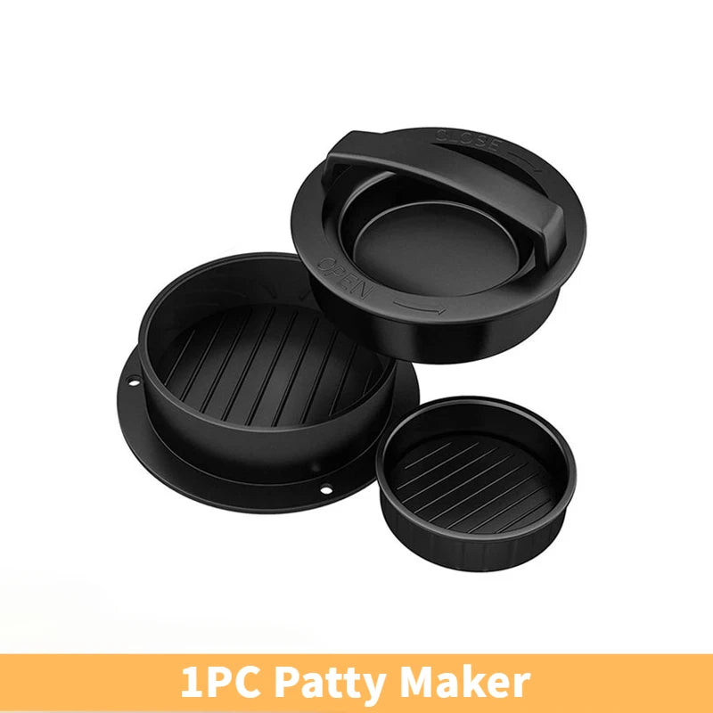 Round Hamburger Press – Non-Stick Burger Patty Maker