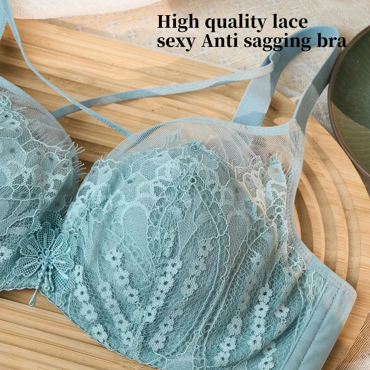 Women Lace Push Up Bra – Sexy Plus Size B-D Cup Everyday Lingerie