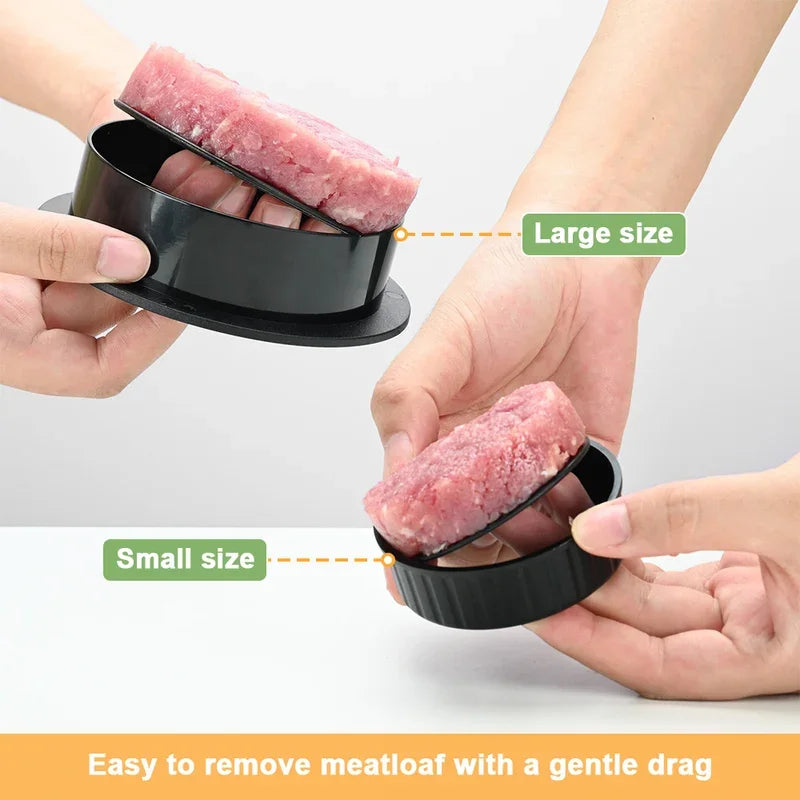 Round Hamburger Press – Non-Stick Burger Patty Maker