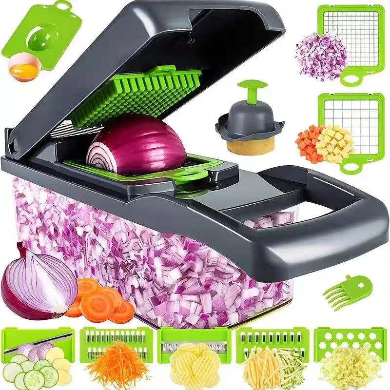 5-in-1 Vegetable Cutter – Multifunctional Kitchen Slicer, Chopper & Grater