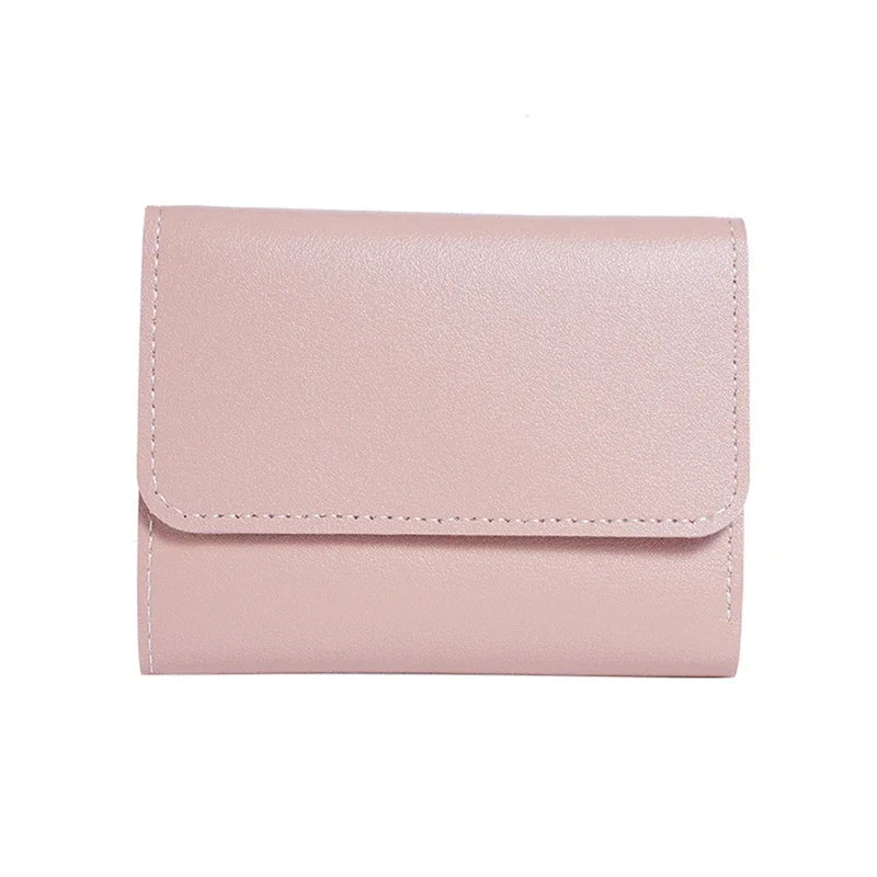 Women Short Wallet – Cute PU Leather Coin Purse Card Holder
