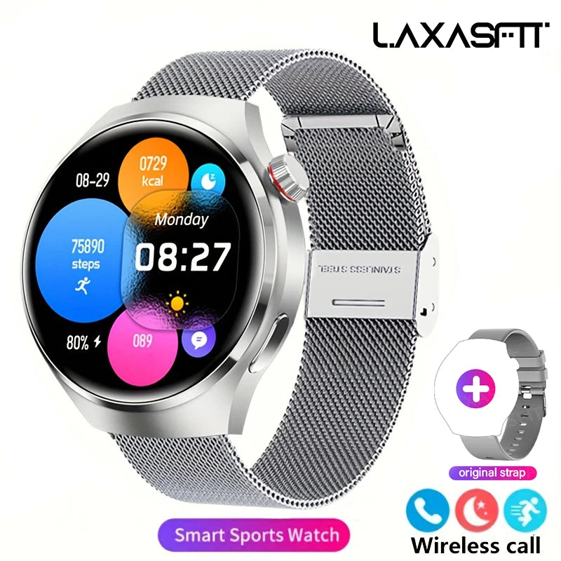 G.L Wear 2025 Men's Smartwatch HD Display Bluetooth Calling Health Tracker