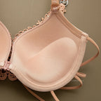 Women Comfortable Seamless Underwire Bra – Sexy Floral Embroidery Lingerie