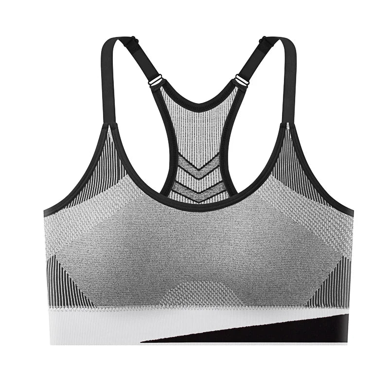 Women Breathable Padded Sports Bra – Shockproof Gym Yoga Bra