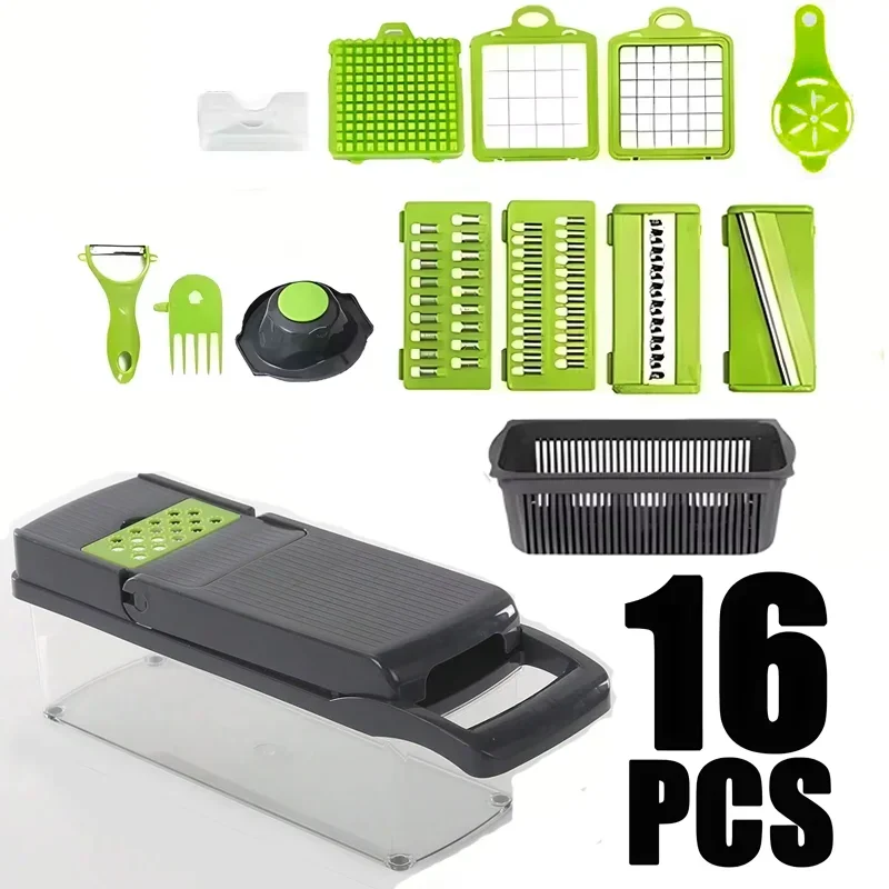 5-in-1 Vegetable Cutter – Multifunctional Kitchen Slicer, Chopper & Grater