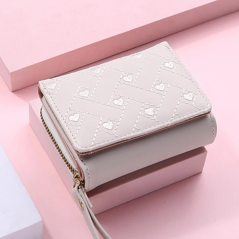 Women’s Kawaii Cute Wallet – Small Pink Designer Coin Purse