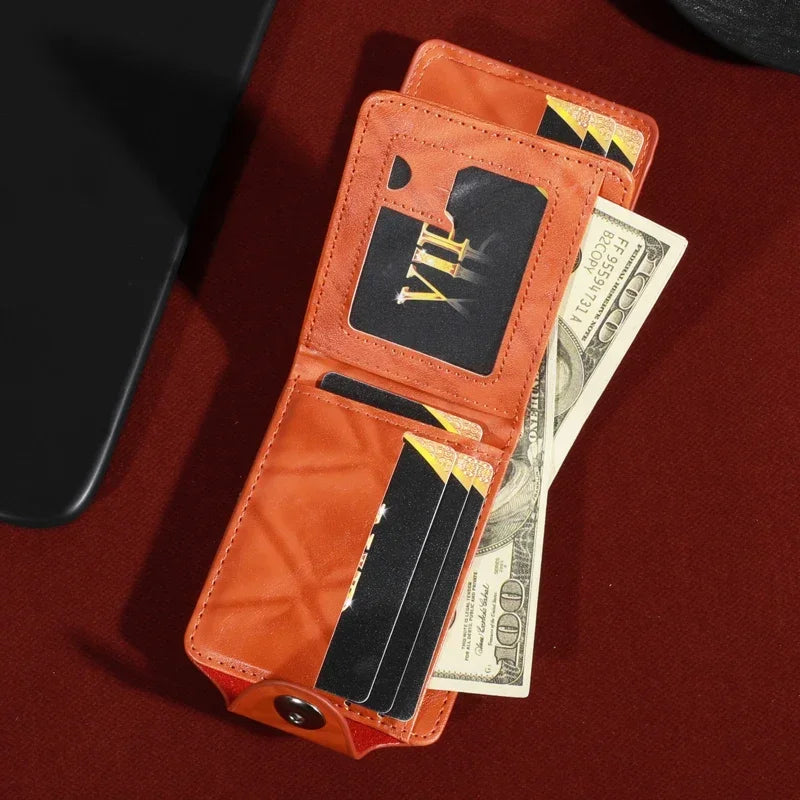 Men’s Fashion Wallet – $100 Dollar Pattern Leather Purse