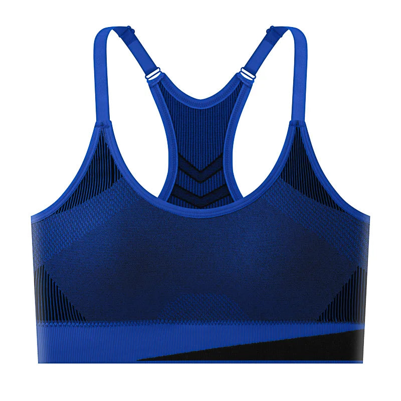 Women Breathable Padded Sports Bra – Shockproof Gym Yoga Bra