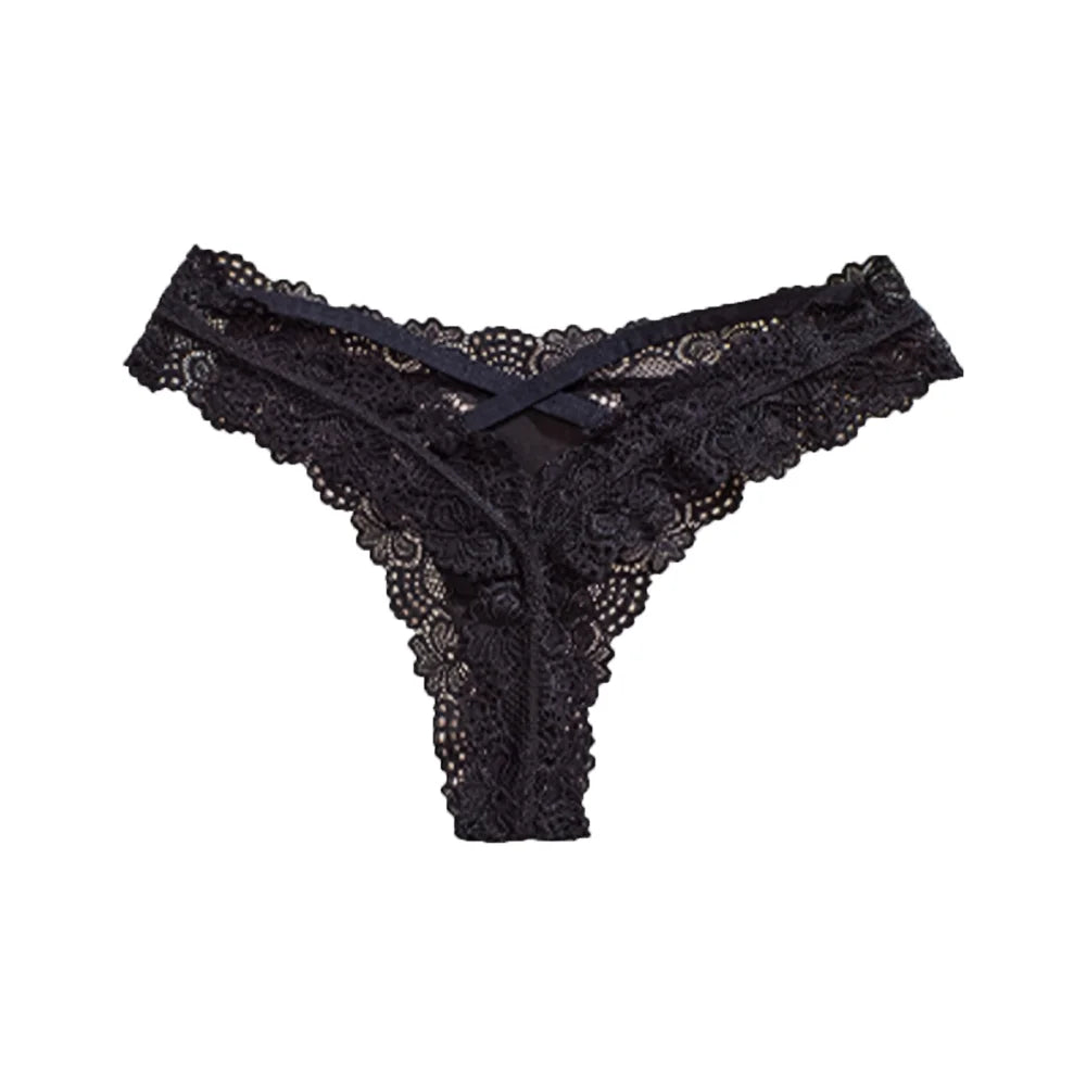 Underpants Hollow Underwear Women Low Waist Seamless Lady Panties Briefs Breathable Lace Thong Girl Lady