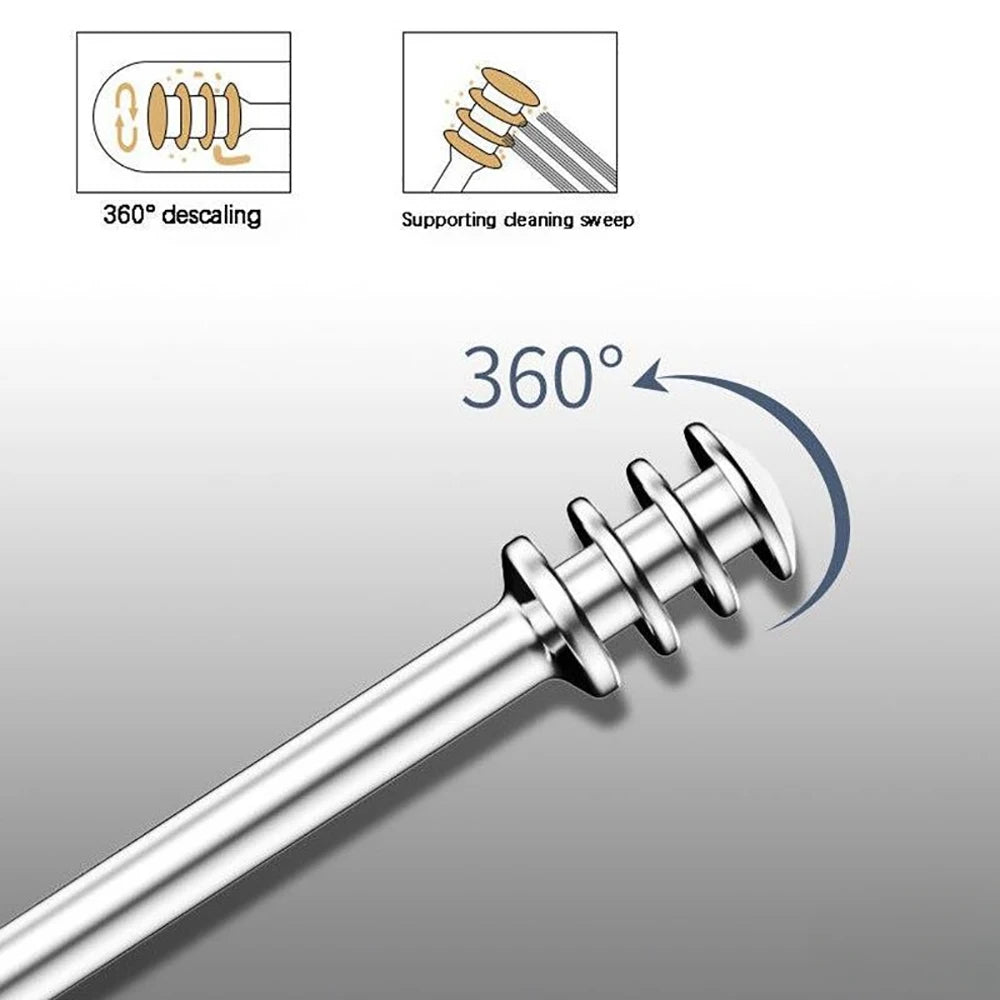 Ear Cleaning Tool Set 6PCS – Spiral Ear Wax Remover Kit