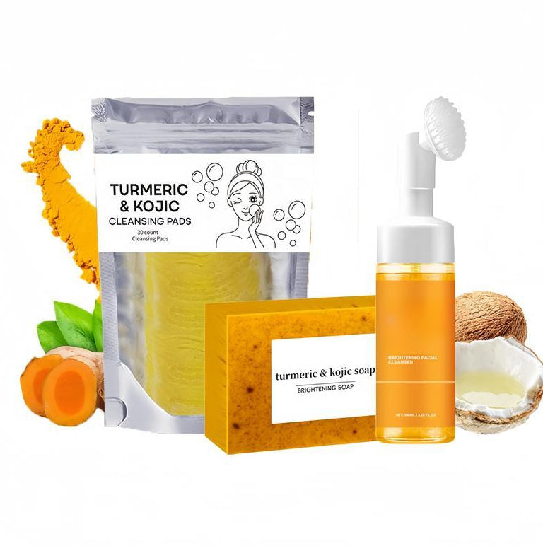Turmeric Cleansing Pads – Exfoliating Facial Sponges for Pores & Oil Control
