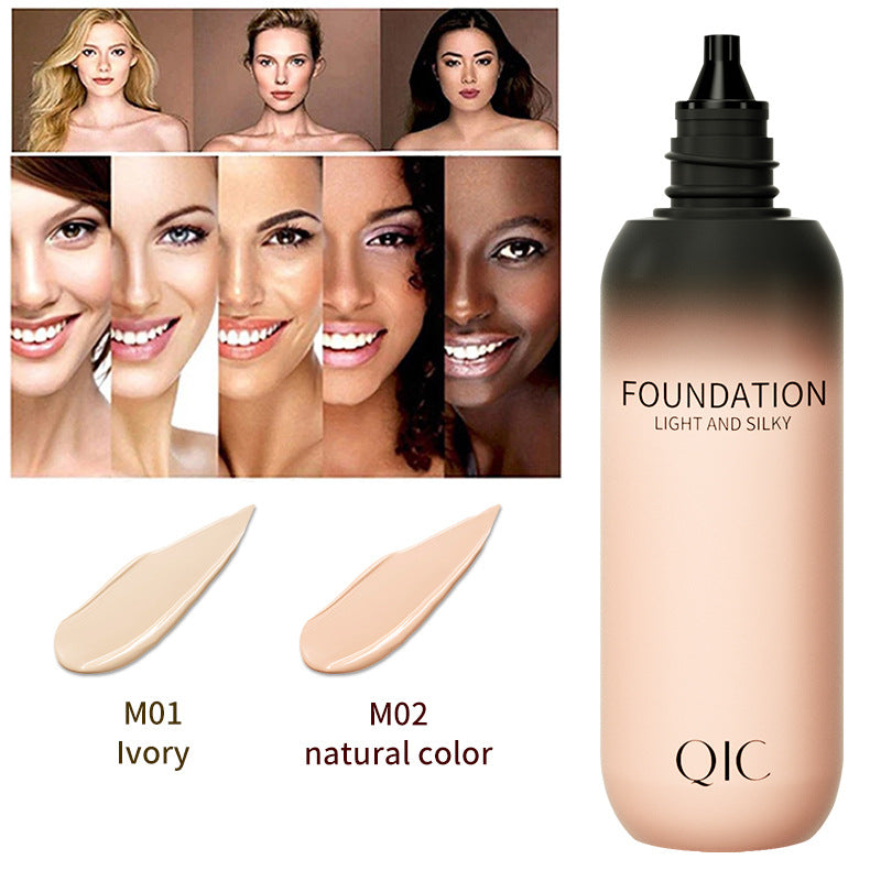 Professional Waterproof Face Foundation Cream – Full Coverage Concealer for Brightening & Dark Circles