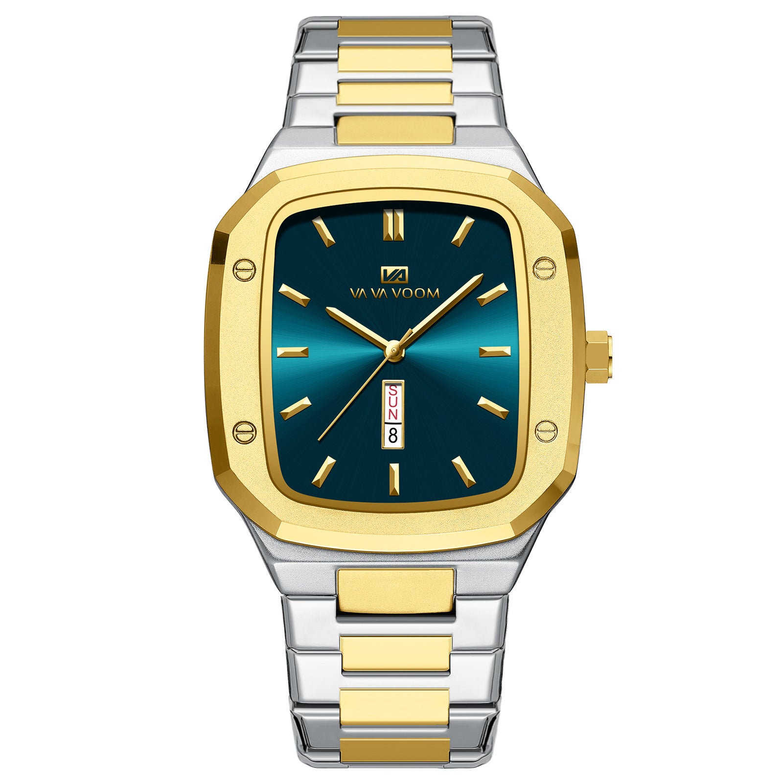 Business Style Dual Date Men’s Steel Watch